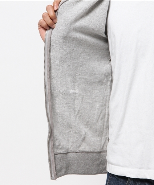 WEGO(ウィゴー)の「WEGO/ZIPパーカー(パーカー・メンズ・ホワイト/杢グレー/ブラック/レッド・MEDIUM/SMALL/LARGE)」の12枚目の写真