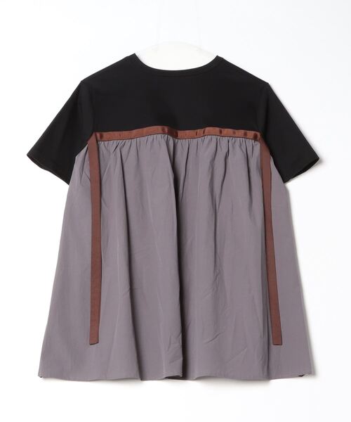 tシャツ Anna Nicola バックシャン配色ＰＯ レディース セール】Anna Nicola バックシャン配色PO（Tシャツ/カットソー