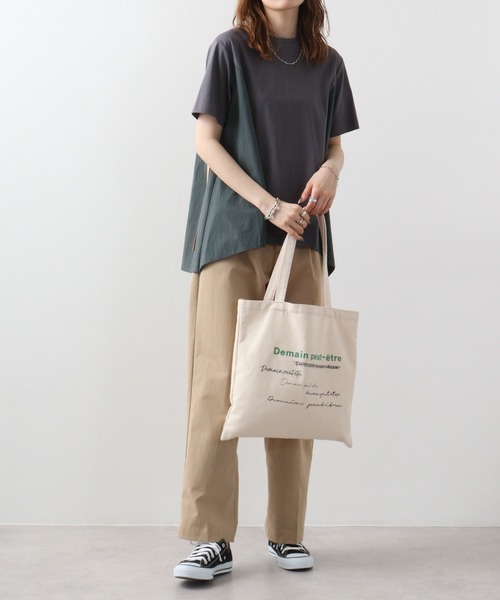 tシャツ Anna Nicola バックシャン配色ＰＯ レディース セール】Anna Nicola バックシャン配色PO（Tシャツ/カットソー