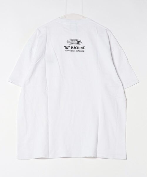 TOY MACHINE(トイ マシーン)の「【ムラサキスポーツ限定】TOY MACHINE/トイマシーン 半袖Tシャツ ビッグシルエット バックプリント MTMSEST27(Tシャツ/カットソー・メンズ・ホワイト/ブラック・L/M/XL)」の3枚目の写真