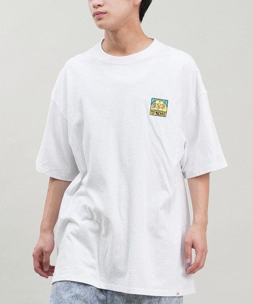TOY MACHINE(トイ マシーン)の「【ムラサキスポーツ限定】TOY MACHINE/トイマシーン 半袖Tシャツ ビッグシルエット バックプリント MTMSEST27(Tシャツ/カットソー・メンズ・ホワイト/ブラック・L/M/XL)」の1枚目の写真