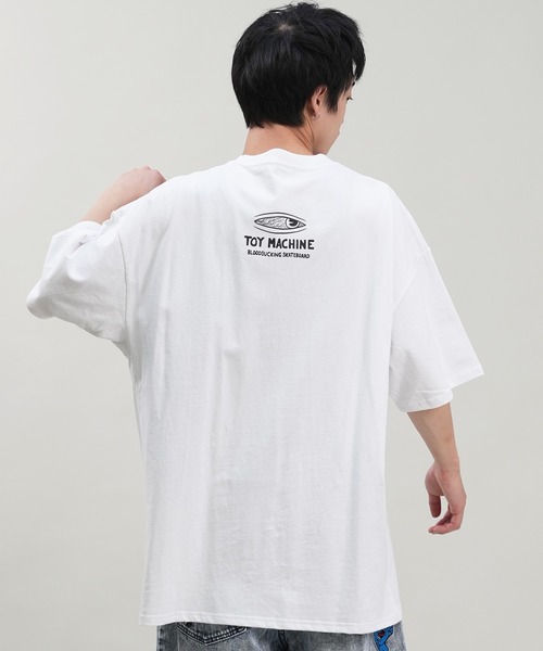 TOY MACHINE(トイ マシーン)の「【ムラサキスポーツ限定】TOY MACHINE/トイマシーン 半袖Tシャツ ビッグシルエット バックプリント MTMSEST27(Tシャツ/カットソー・メンズ・ホワイト/ブラック・L/M/XL)」の6枚目の写真