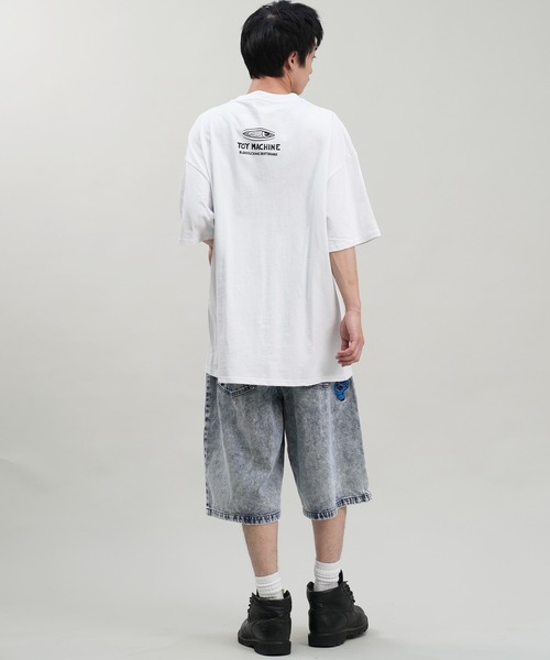TOY MACHINE(トイ マシーン)の「【ムラサキスポーツ限定】TOY MACHINE/トイマシーン 半袖Tシャツ ビッグシルエット バックプリント MTMSEST27(Tシャツ/カットソー・メンズ・ホワイト/ブラック・L/M/XL)」の10枚目の写真