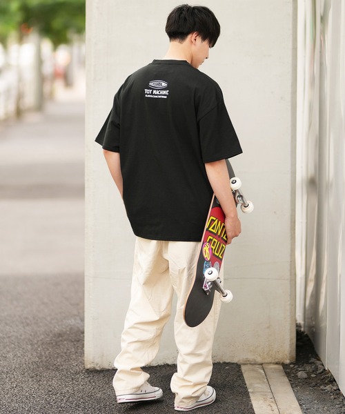TOY MACHINE(トイ マシーン)の「【ムラサキスポーツ限定】TOY MACHINE/トイマシーン 半袖Tシャツ ビッグシルエット バックプリント MTMSEST27(Tシャツ/カットソー・メンズ・ホワイト/ブラック・L/M/XL)」の17枚目の写真