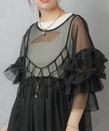 Lull | 【Lull / ルル】新色ブラック登場★大人気！パールビスチェ(キャミソール)