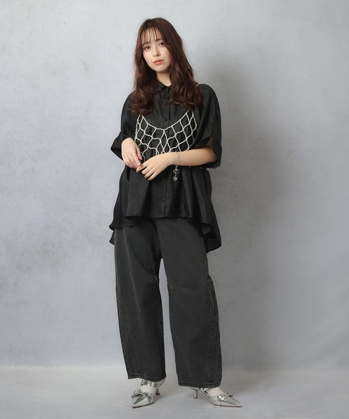 Lull（ルル）の「【Lull / ルル】新色ブラック登場★大人気！パールビスチェ（キャミソール・レディース・その他/ブラック・ONESIZE）」の10枚目の写真