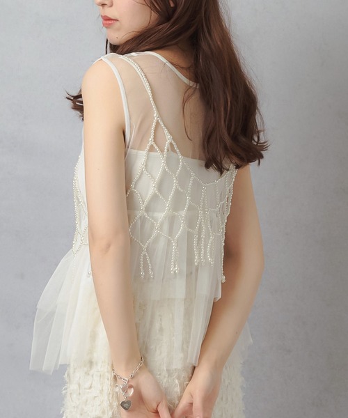 Lull（ルル）の「【Lull / ルル】新色ブラック登場★大人気！パールビスチェ（キャミソール・レディース・その他/ブラック・ONESIZE）」の9枚目の写真