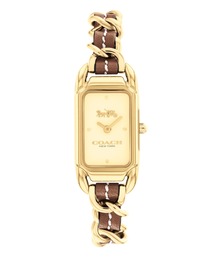COACH（コーチ）の「「COACH/コーチ」CADIE  ケイディ コレクション　レザー チェーンリンク ブレスレット（アナログ腕時計・レディース）」