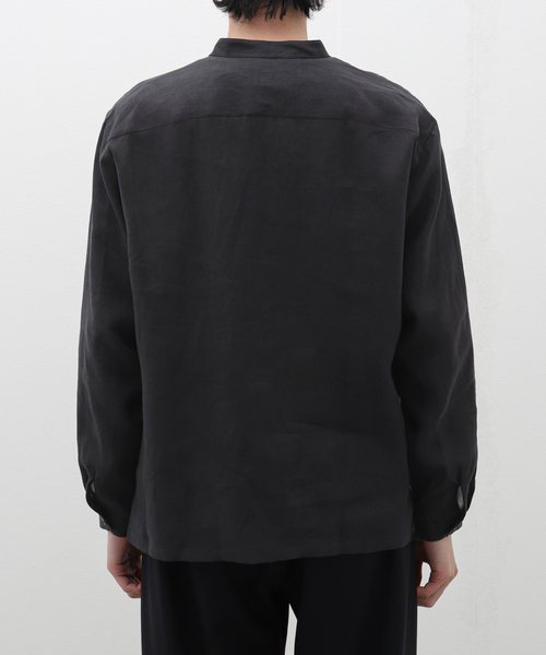 COLONY CLOTHING（コロニークロージング）の「【COLONY CLOTHING】ex Albini African P/O Shirts SH05-EX/ AFRICAN P/O（シャツ/ブラウス・メンズ・スカイブルー/ブラック/ホワイト・46/44）」の7枚目の写真