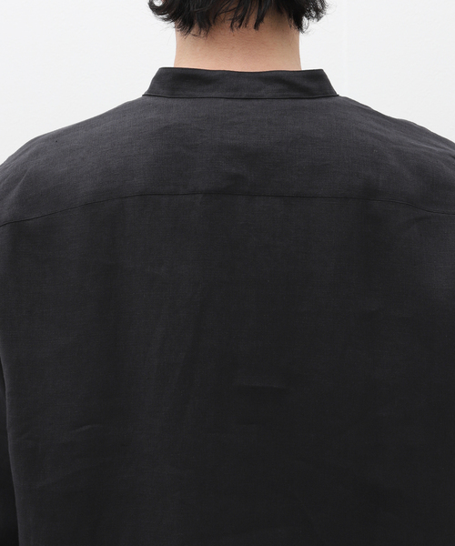 COLONY CLOTHING（コロニークロージング）の「【COLONY CLOTHING】ex Albini African P/O Shirts SH05-EX/ AFRICAN P/O（シャツ/ブラウス・メンズ・スカイブルー/ブラック/ホワイト・46/44）」の9枚目の写真