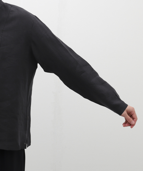 COLONY CLOTHING（コロニークロージング）の「【COLONY CLOTHING】ex Albini African P/O Shirts SH05-EX/ AFRICAN P/O（シャツ/ブラウス・メンズ・スカイブルー/ブラック/ホワイト・46/44）」の10枚目の写真