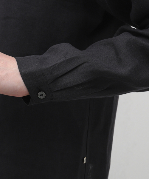 COLONY CLOTHING（コロニークロージング）の「【COLONY CLOTHING】ex Albini African P/O Shirts SH05-EX/ AFRICAN P/O（シャツ/ブラウス・メンズ・スカイブルー/ブラック/ホワイト・46/44）」の11枚目の写真