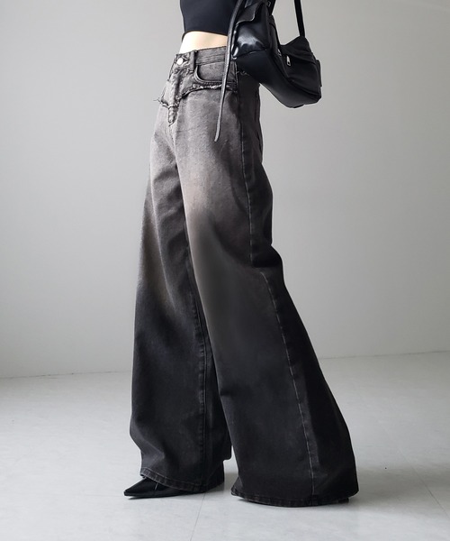 G.E.E.K ワイドバギーデニム 楽天市場】[送料無料]LEVI'S : [レディース]BAGGY DAD WIDE LEG
