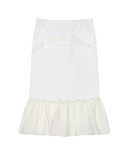 ★LUV IS TRUE★ CURVED L LACE MIDI SKIRTWHITE MUSINSA | LUV IS TRUE CURVED L LACE MIDI SKIRT(BLACK)