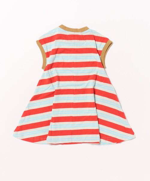 BIG FIELD（ビッグフィールド）の「ボーダーカラータンクワンピース（80～150cm）（ワンピース・キッズ・グリーン/レッド/パープル・130/95/140/150/90/100/110/120/80）」の8枚目の写真
