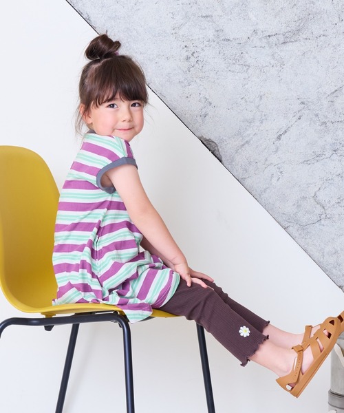 BIG FIELD（ビッグフィールド）の「ボーダーカラータンクワンピース（80～150cm）（ワンピース・キッズ・グリーン/レッド/パープル・130/95/140/150/90/100/110/120/80）」の13枚目の写真