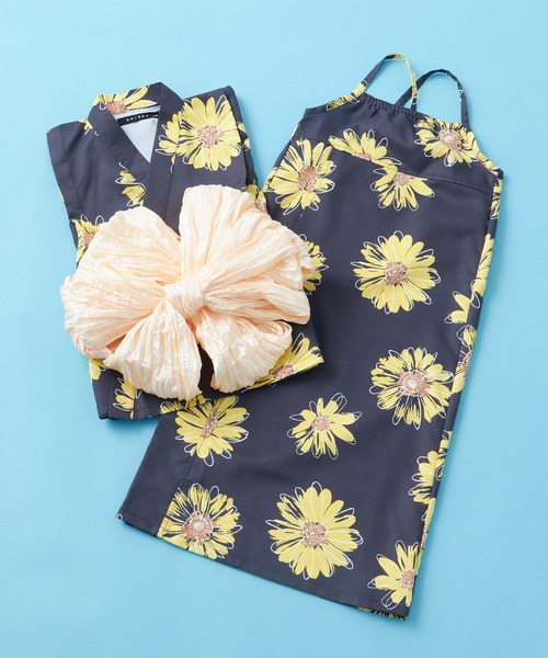 SHISKY（シスキー）の「SHISKY / シスキー 接触冷感 2WAY セパレート 花柄 浴衣3点セット キッズ（浴衣・キッズ・その他6/その他4/その他3/その他2/その他1/その他5/その他7/その他8・130/120/110/160/150/140）」の21枚目の写真