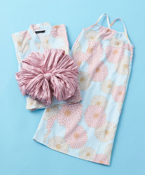 SHISKY（シスキー）の「SHISKY / シスキー 接触冷感 2WAY セパレート 花柄 浴衣3点セット キッズ（浴衣・キッズ・その他6/その他4/その他3/その他2/その他1/その他5/その他7/その他8・130/120/110/160/150/140）」の22枚目の写真