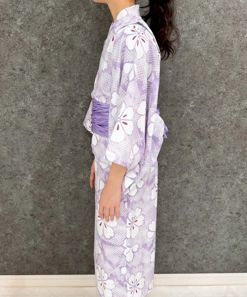 SHISKY / シスキー 接触冷感 2WAY セパレート 花柄 浴衣3点セット