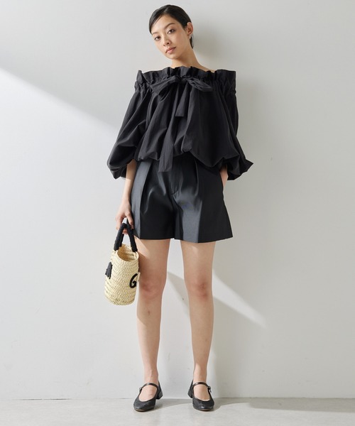 Whim Gazette ブラウスVLT’S 定価¥26,400- Whim Gazette ブラウス シャツ Vガゼットプルオーバー
