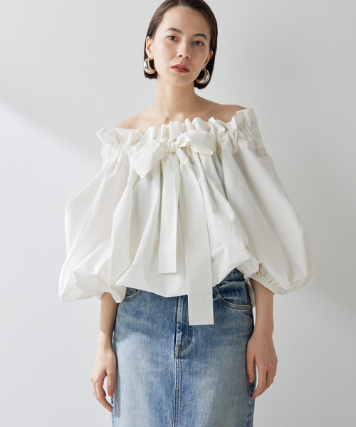 美品✨ウィムガゼット タイプライタービッグカラーブラウス 近年 Whim Gazette（ウィムガゼット）の「タイプライタービッグ