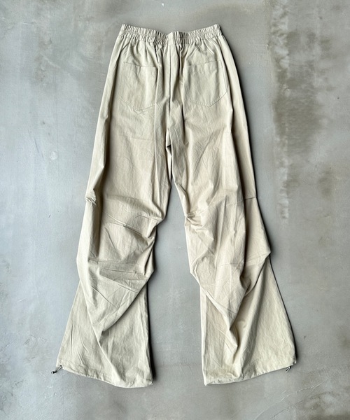 SHAGGIE（シャギー）の「スカパン風2WAYジョガーワークパンツ（カーゴパンツ・レディース・ベージュ/ブラック・FREE）」の11枚目の写真