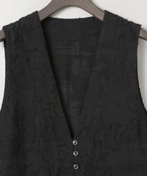 eL（エル）の「【eL】Jacquard Sleeveless Shirt/125343（ベスト