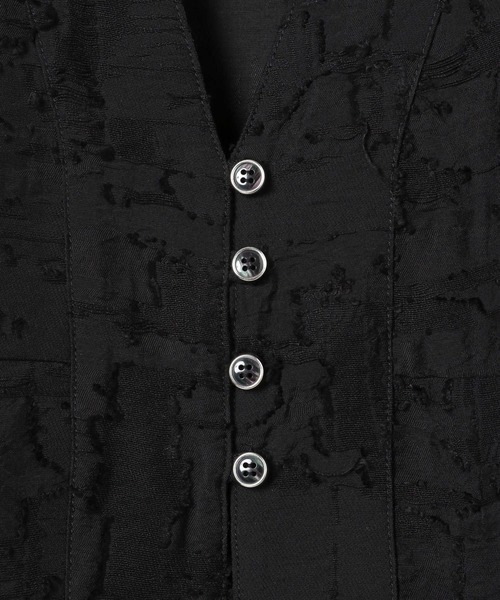 eL（エル）の「【eL】Jacquard Sleeveless Shirt/125343（ベスト