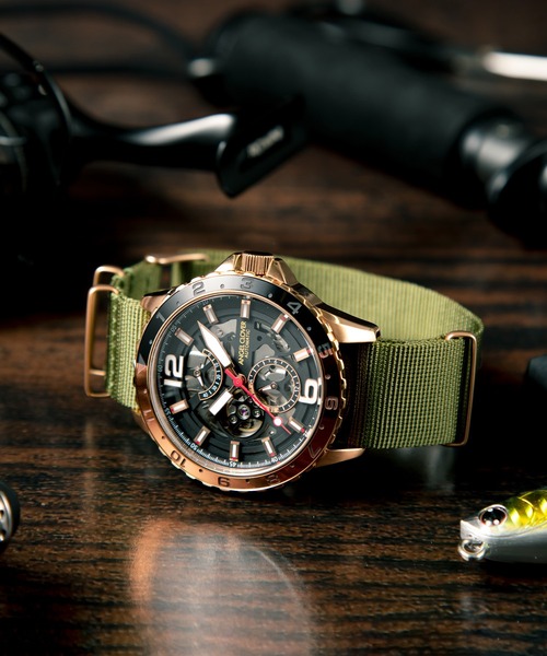 ANGELCLOVER（エンジェルクローバー）の「販路限定モデル Angel Clover/エンジェルクローバー タイムクラフトダイバー オートマチック 腕時計 ACL-TCA45PGBK-EC メンズ（アナログ腕時計・メンズ・ブラック・FREE）」の7枚目の写真