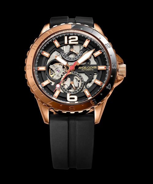 ANGELCLOVER（エンジェルクローバー）の「販路限定モデル Angel Clover/エンジェルクローバー タイムクラフトダイバー オートマチック 腕時計 ACL-TCA45PGBK-EC メンズ（アナログ腕時計・メンズ・ブラック・FREE）」の14枚目の写真