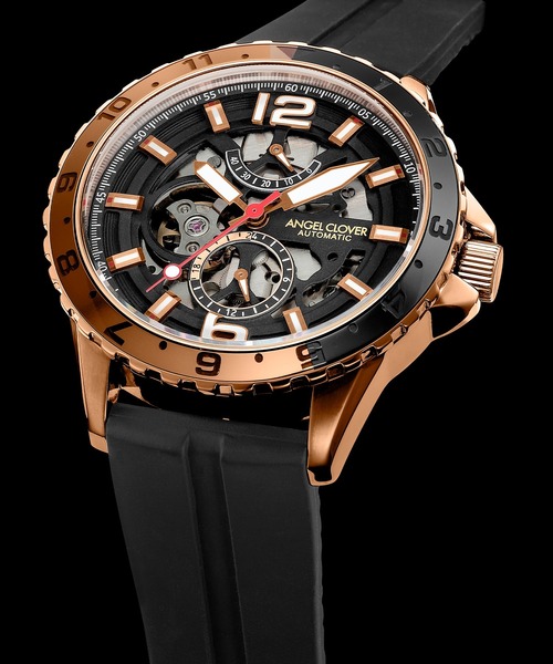 ANGELCLOVER（エンジェルクローバー）の「販路限定モデル Angel Clover/エンジェルクローバー タイムクラフトダイバー オートマチック 腕時計 ACL-TCA45PGBK-EC メンズ（アナログ腕時計・メンズ・ブラック・FREE）」の15枚目の写真