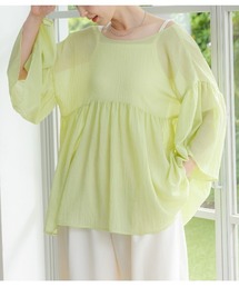 LEPSIM | 2WAYギャザーブラウス　116423(シャツ/ブラウス)