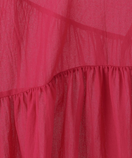 LEPSIM(レプシィム)の「2WAYギャザーブラウス 116423(シャツ/ブラウス・レディース・イエロー/ブラック/レッド/オフホワイト・FREE)」の9枚目の写真