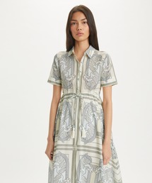 TORY BURCH（トリーバーチ）の「プリント コットン シャツドレス