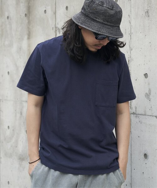 Goodwear(グッドウェア)の「Goodwear グッドウェア ポケ付きTシャツ(Tシャツ/カットソー・メンズ・グレー/ブラック/ホワイト/チャコール/ネイビー・M/L/LL/S)」の5枚目の写真
