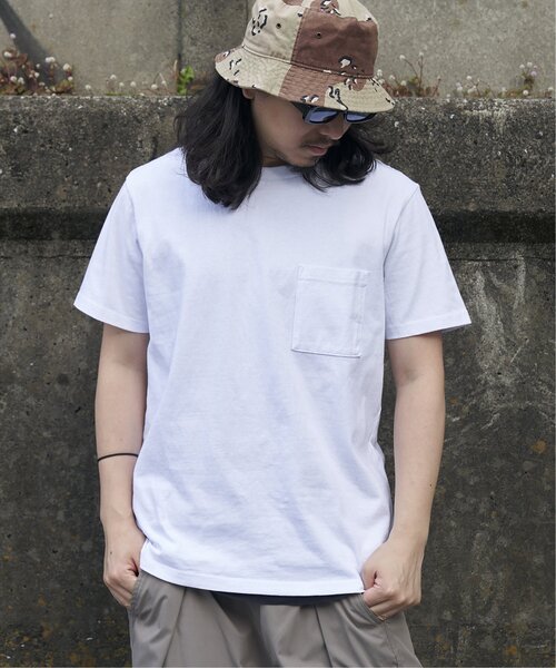 Goodwear(グッドウェア)の「Goodwear グッドウェア ポケ付きTシャツ(Tシャツ/カットソー・メンズ・グレー/ブラック/ホワイト/チャコール/ネイビー・M/L/LL/S)」の2枚目の写真