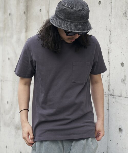 Goodwear(グッドウェア)の「Goodwear グッドウェア ポケ付きTシャツ(Tシャツ/カットソー・メンズ・グレー/ブラック/ホワイト/チャコール/ネイビー・M/L/LL/S)」の4枚目の写真