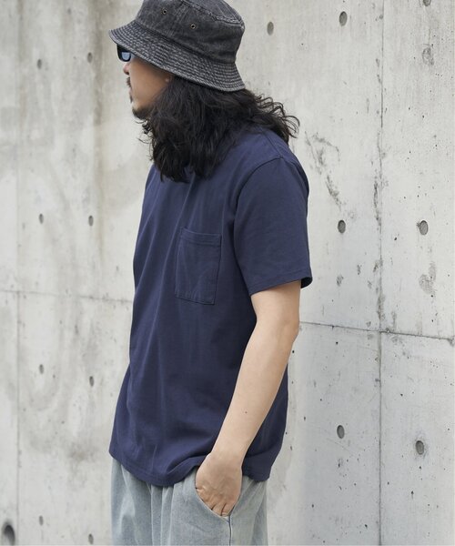 Goodwear(グッドウェア)の「Goodwear グッドウェア ポケ付きTシャツ(Tシャツ/カットソー・メンズ・グレー/ブラック/ホワイト/チャコール/ネイビー・M/L/LL/S)」の12枚目の写真