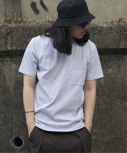 Goodwear(グッドウェア)の「Goodwear グッドウェア ポケ付きTシャツ(Tシャツ/カットソー・メンズ・グレー/ブラック/ホワイト/チャコール/ネイビー・M/L/LL/S)」の7枚目の写真