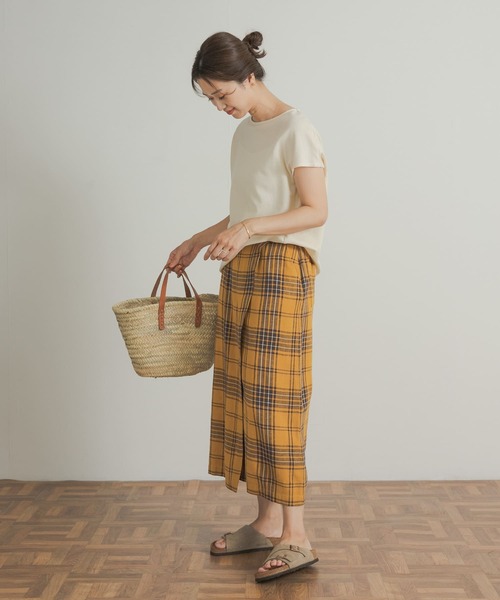 URBAN RESEARCH DOORS（アーバンリサーチドアーズ）の「『UVカット』コットンリネンサカリバプルオーバー（Tシャツ/カットソー・レディース・オレンジ系その他/チャコールグレー/ホワイト系その他・MEDIUM）」の11枚目の写真