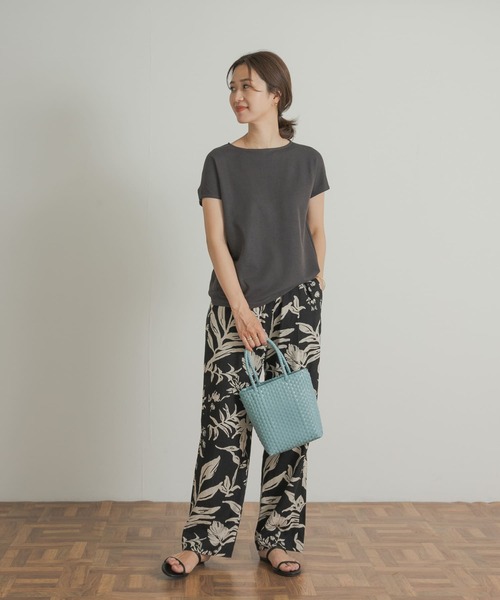 URBAN RESEARCH DOORS（アーバンリサーチドアーズ）の「『UVカット』コットンリネンサカリバプルオーバー（Tシャツ/カットソー・レディース・オレンジ系その他/チャコールグレー/ホワイト系その他・MEDIUM）」の18枚目の写真