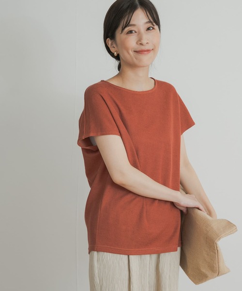 URBAN RESEARCH DOORS（アーバンリサーチドアーズ）の「『UVカット』コットンリネンサカリバプルオーバー（Tシャツ/カットソー・レディース・オレンジ系その他/チャコールグレー/ホワイト系その他・MEDIUM）」の21枚目の写真