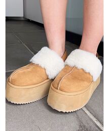 GYDA | ムートンライクプラットフォームスリッポン(スリッポン)
