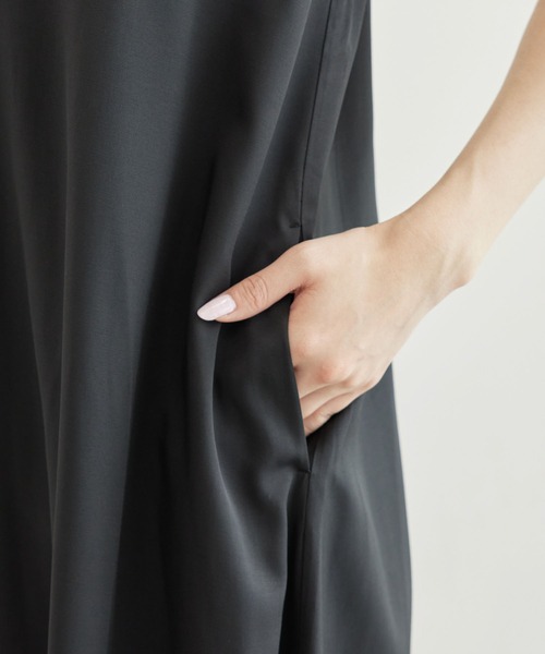 ROPE' PICNIC（ロペピクニック）の「リラックスワンピース（ワンピース・レディース・グリーン/ブラック/グレー系その他・38）」の5枚目の写真