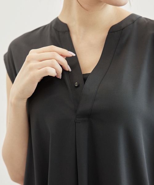 ROPE' PICNIC（ロペピクニック）の「リラックスワンピース（ワンピース・レディース・グリーン/ブラック/グレー系その他・38）」の7枚目の写真