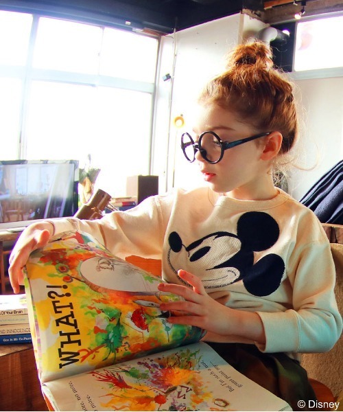【セール】Vintage Fleece MICKEY FACE Sweatshirt(スウェット)|DENIM DUNGAREE(デニムダンガリー)