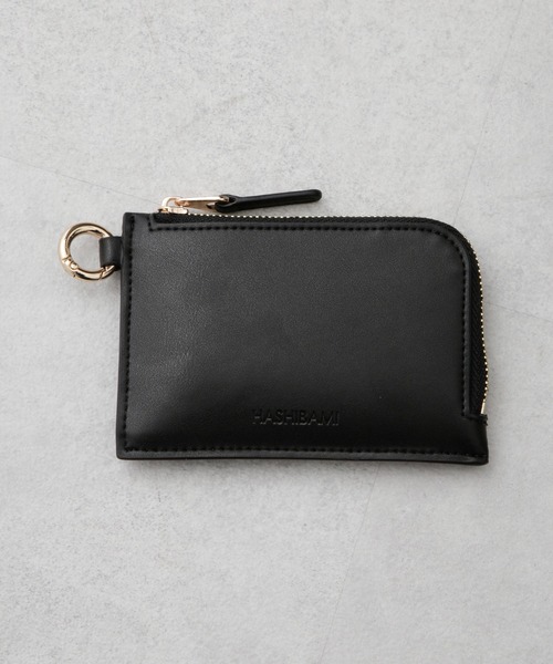 HASHIBAMI(ハシバミ)の「Hashibami/L字 フラグメントチャーム(カードケース・レディース・ブラック/パープル/ベージュ系その他2・FREE)」の2枚目の写真