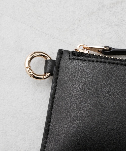 HASHIBAMI(ハシバミ)の「Hashibami/L字 フラグメントチャーム(カードケース・レディース・ブラック/パープル/ベージュ系その他2・FREE)」の8枚目の写真