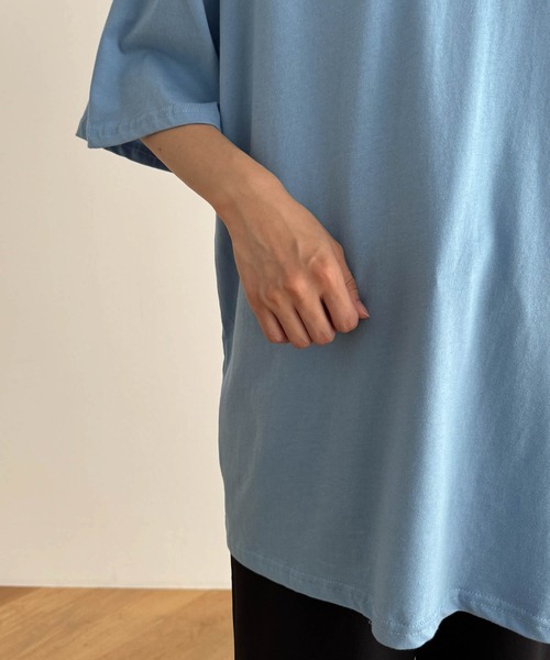 CANAL JEAN(キャナルジーン)の「El mar together sportsオーバーサイズ半袖Tシャツ(Tシャツ/カットソー・レディース・ホワイト/ブラック/ブルー・ONE SIZE)」の17枚目の写真
