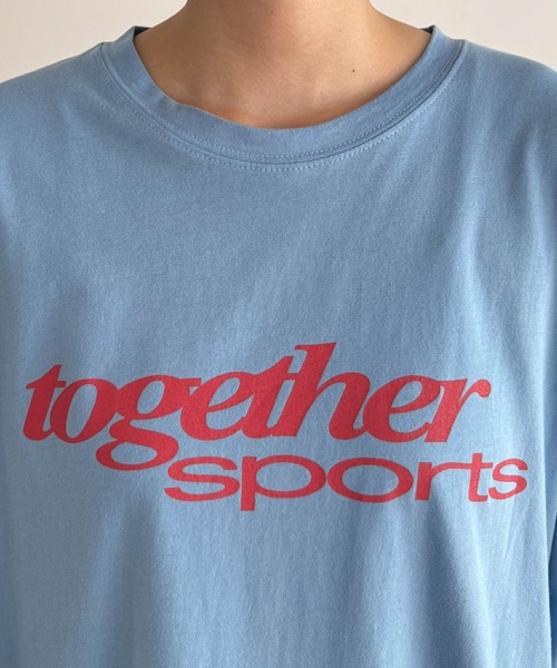 CANAL JEAN(キャナルジーン)の「El mar together sportsオーバーサイズ半袖Tシャツ(Tシャツ/カットソー・レディース・ホワイト/ブラック/ブルー・ONE SIZE)」の18枚目の写真